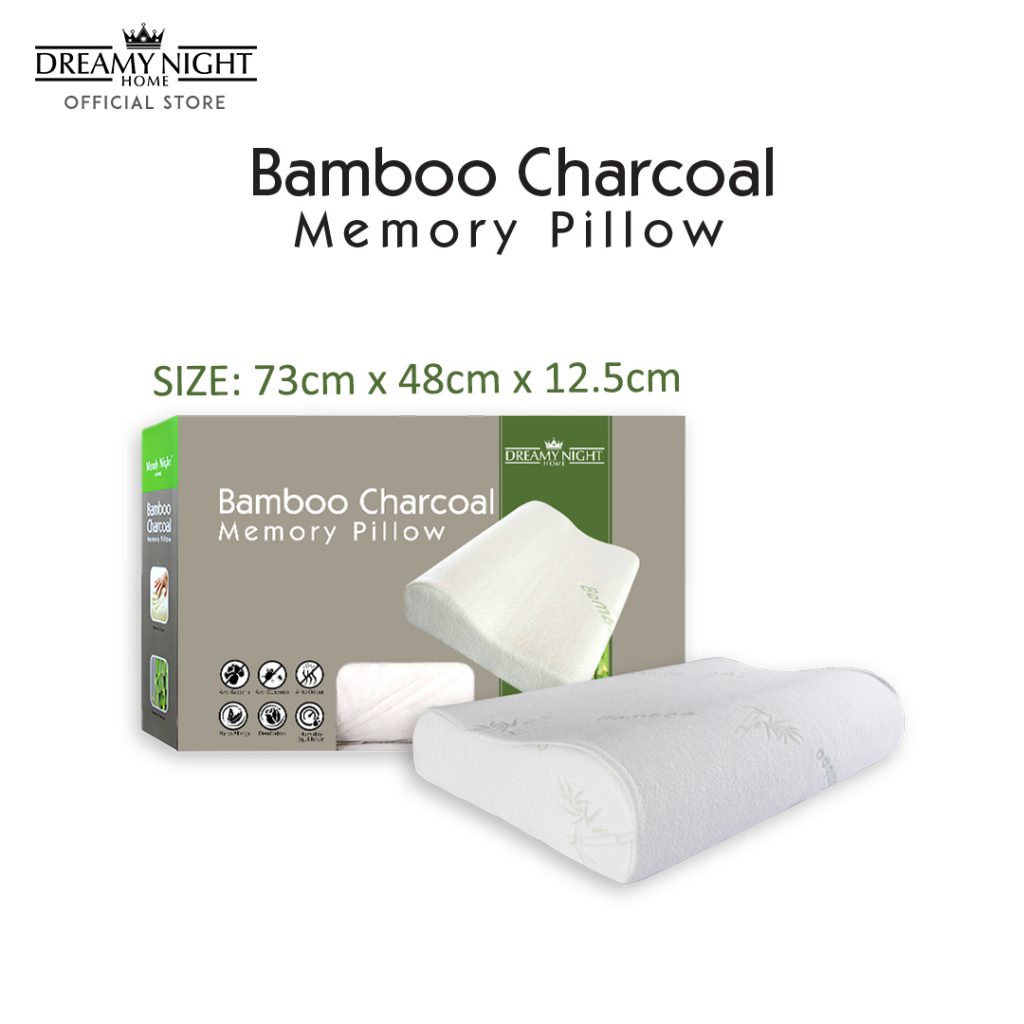 Bamboo Charcoal Pillow - Standard