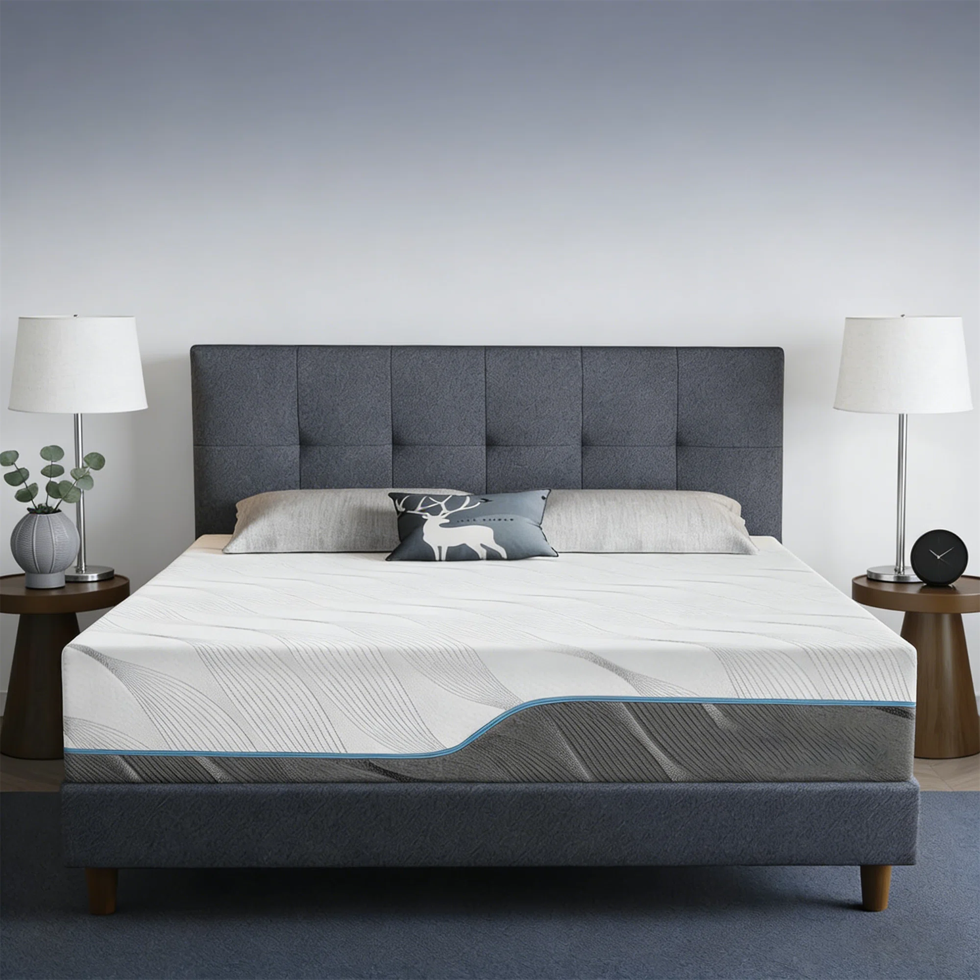 Bamboo Foam Mattress - Double 14 inch Medium Firm