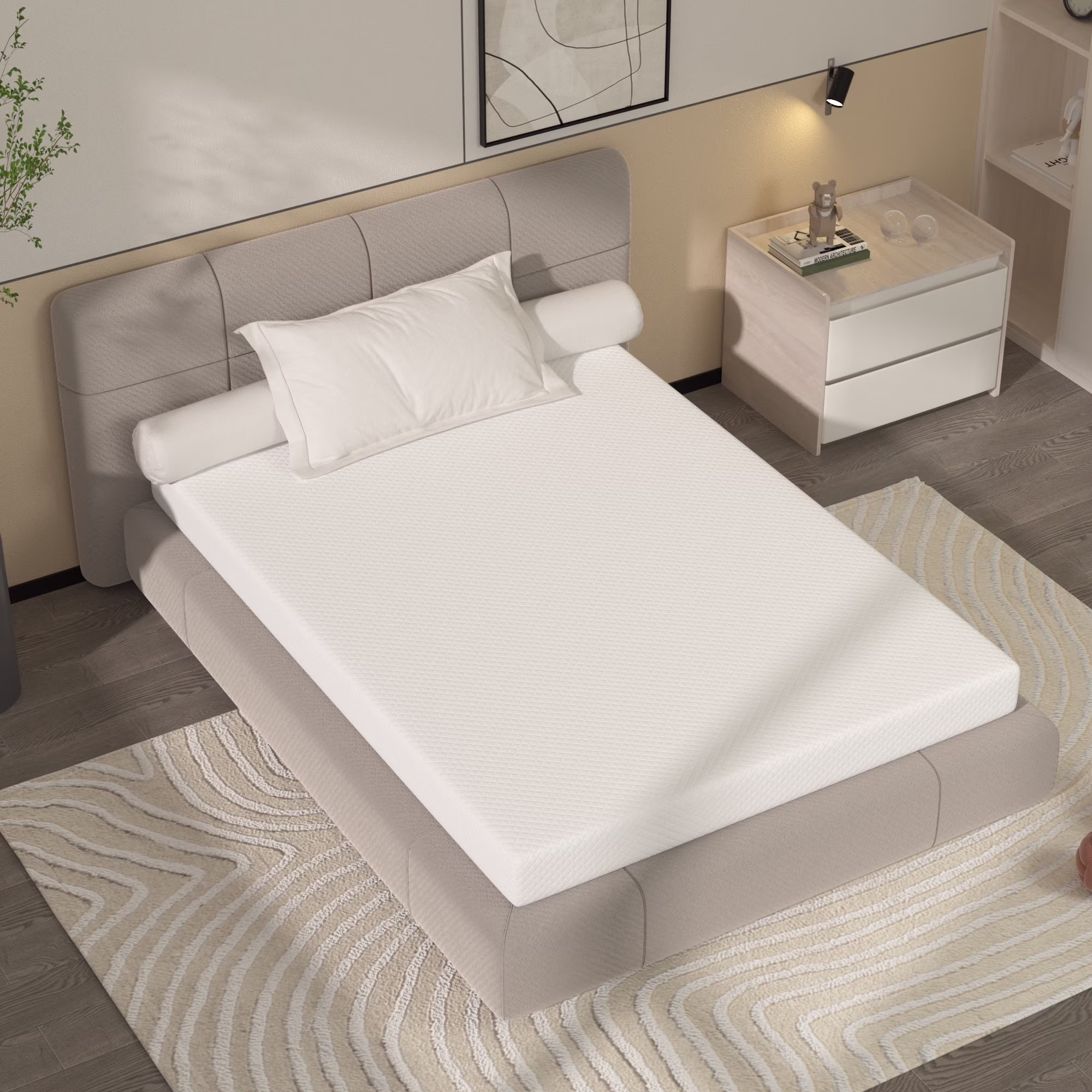Bamboo Foam Mattress - Double 6 inch Cooling