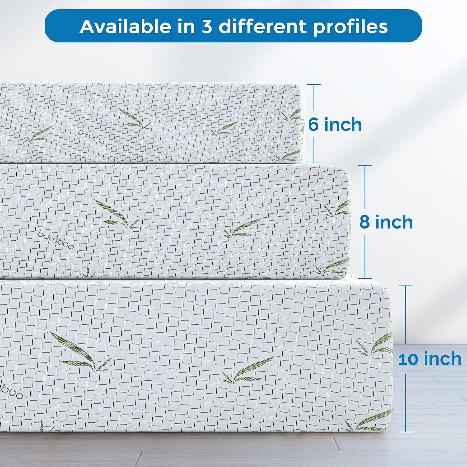 Bamboo Foam Mattress - Double 6 inch Firm Support