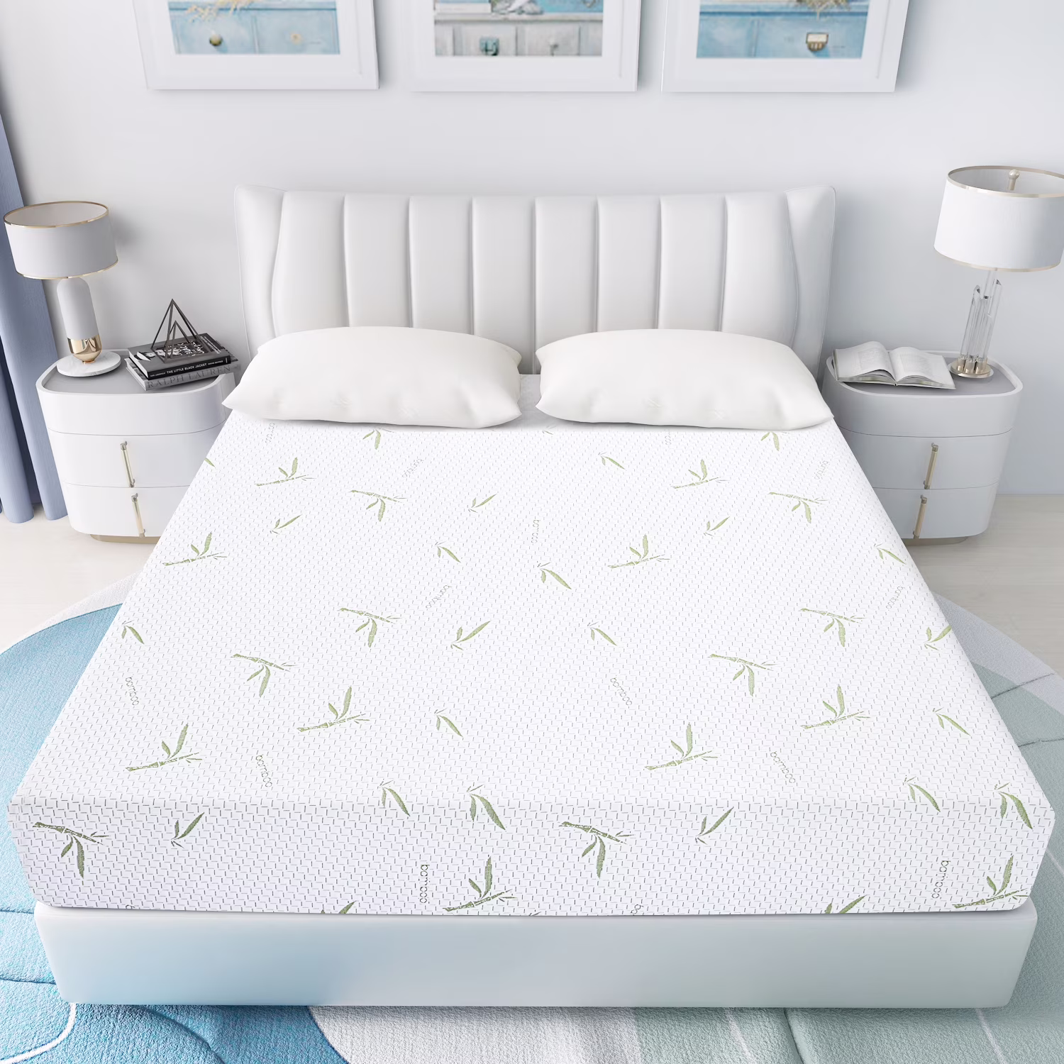 Bamboo Foam Mattress - Double 6 inch Hypoallergenic