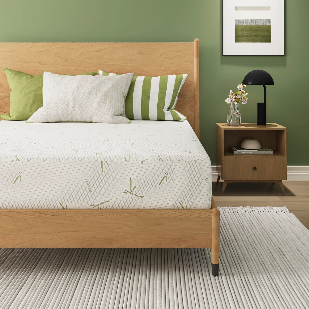 Bamboo Foam Mattress - Double 8 inch Firm Support