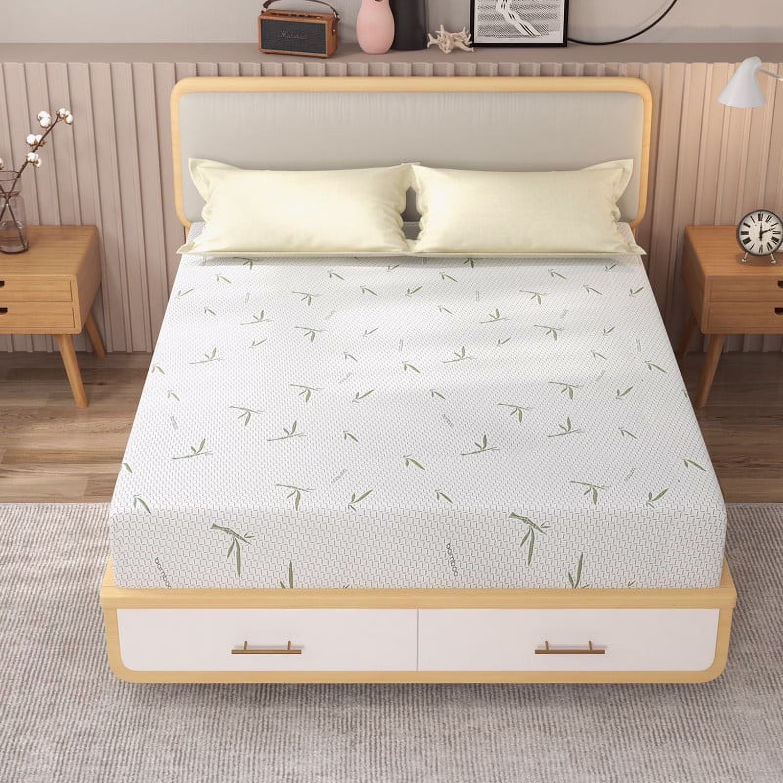 Bamboo Foam Mattress - Full 10 inch Hypoallergenic