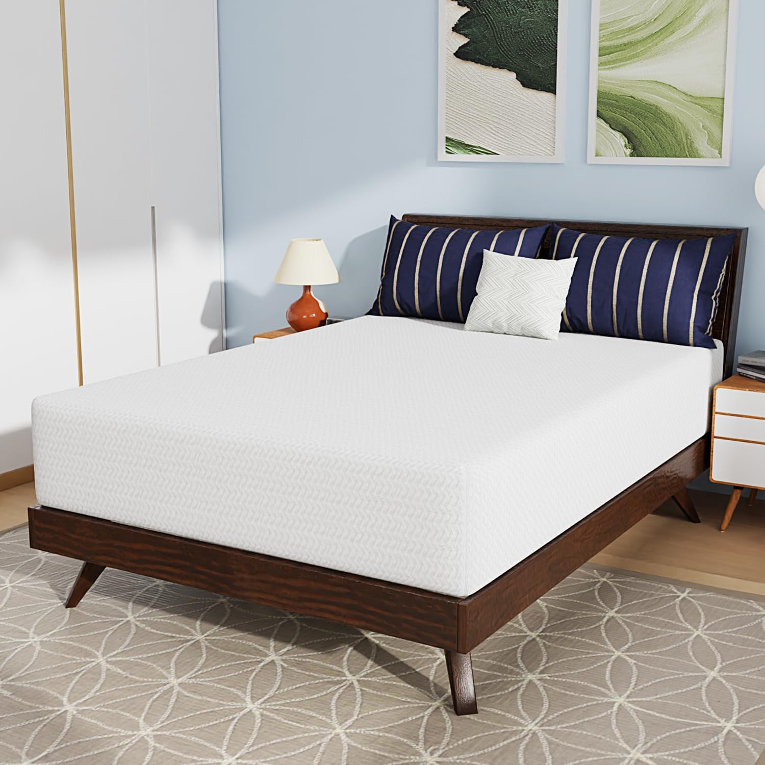 Bamboo Foam Mattress - Full 12 inch Hypoallergenic