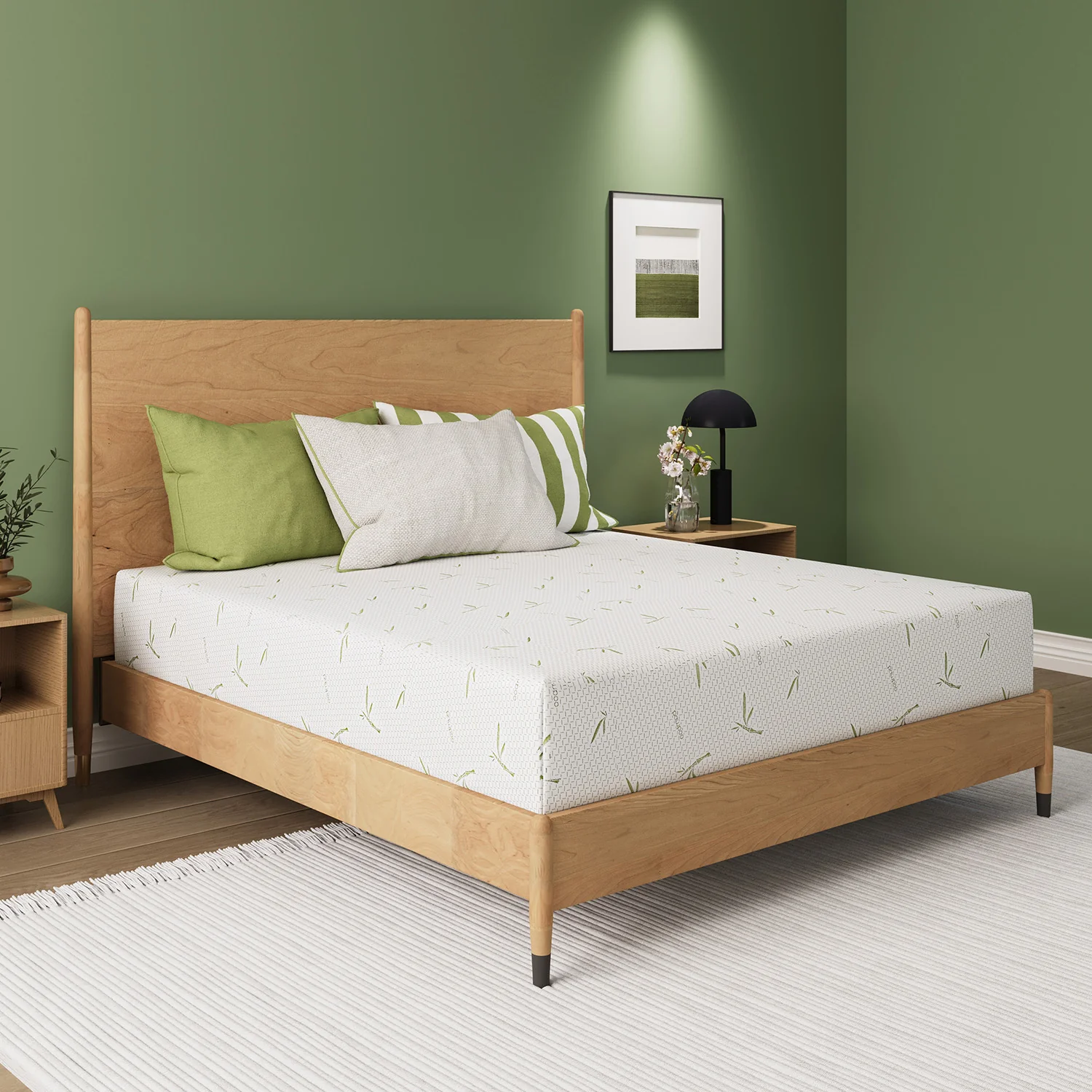 Bamboo Foam Mattress - Full 14 inch Hypoallergenic