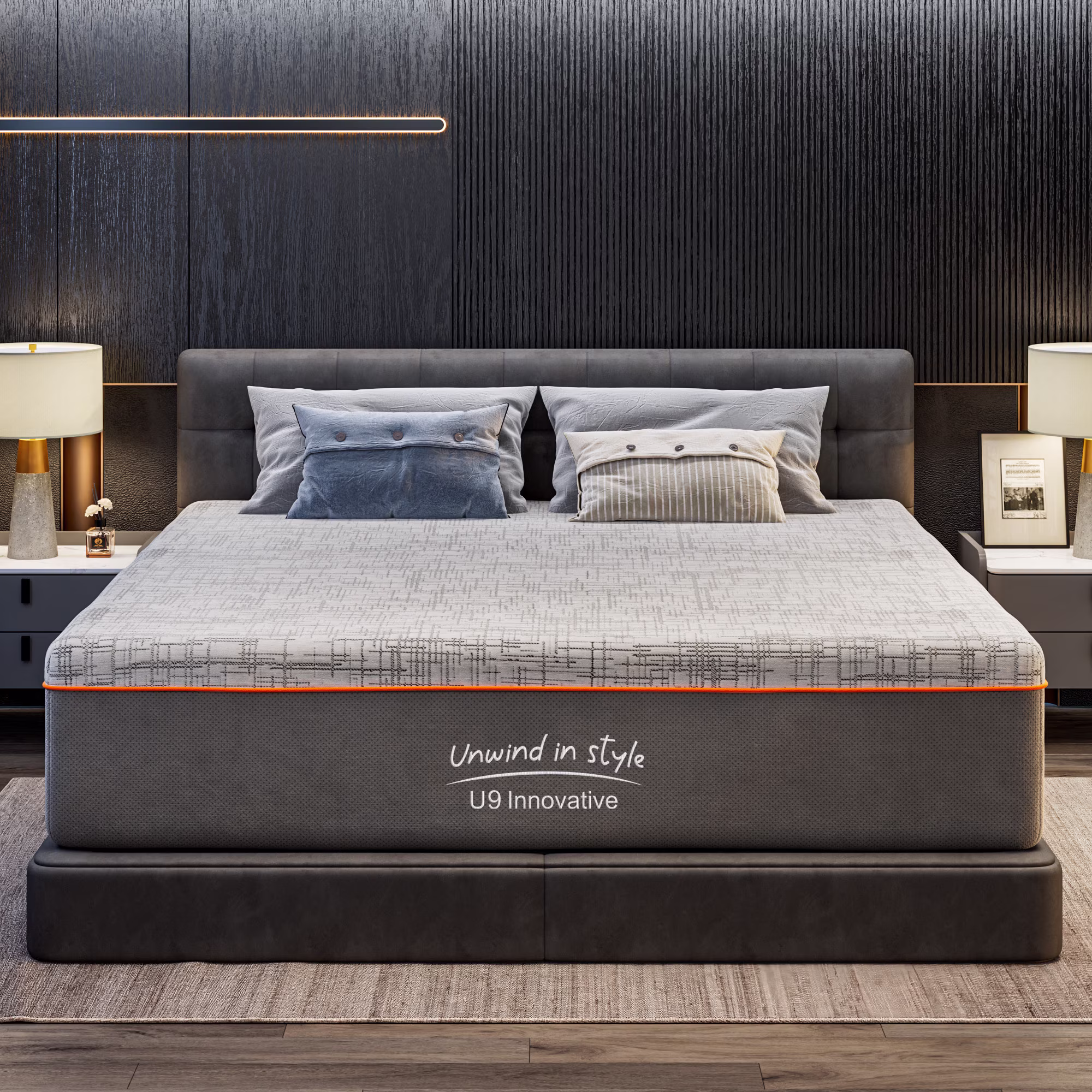 Bamboo Foam Mattress - King 10 inch Hypoallergenic