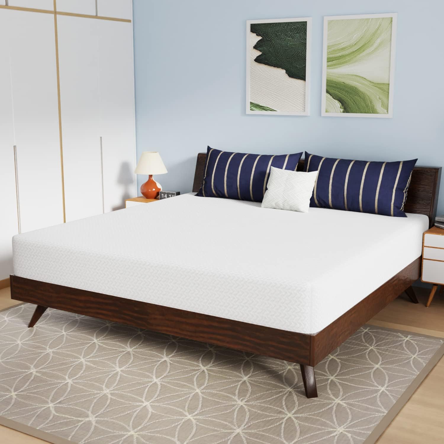 Bamboo Foam Mattress - King 10 inch Plush