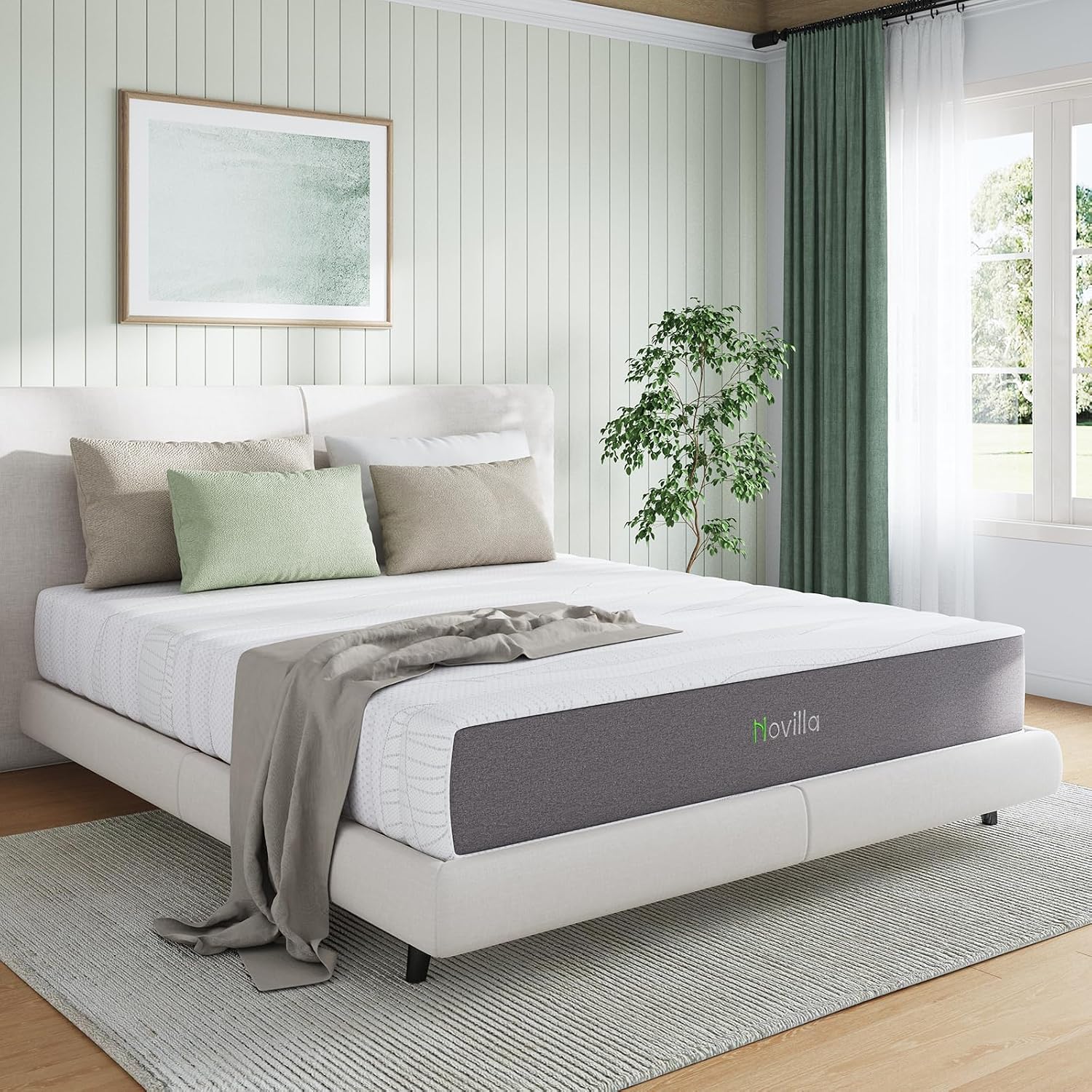 Bamboo Foam Mattress - King 12 inch Medium Firm