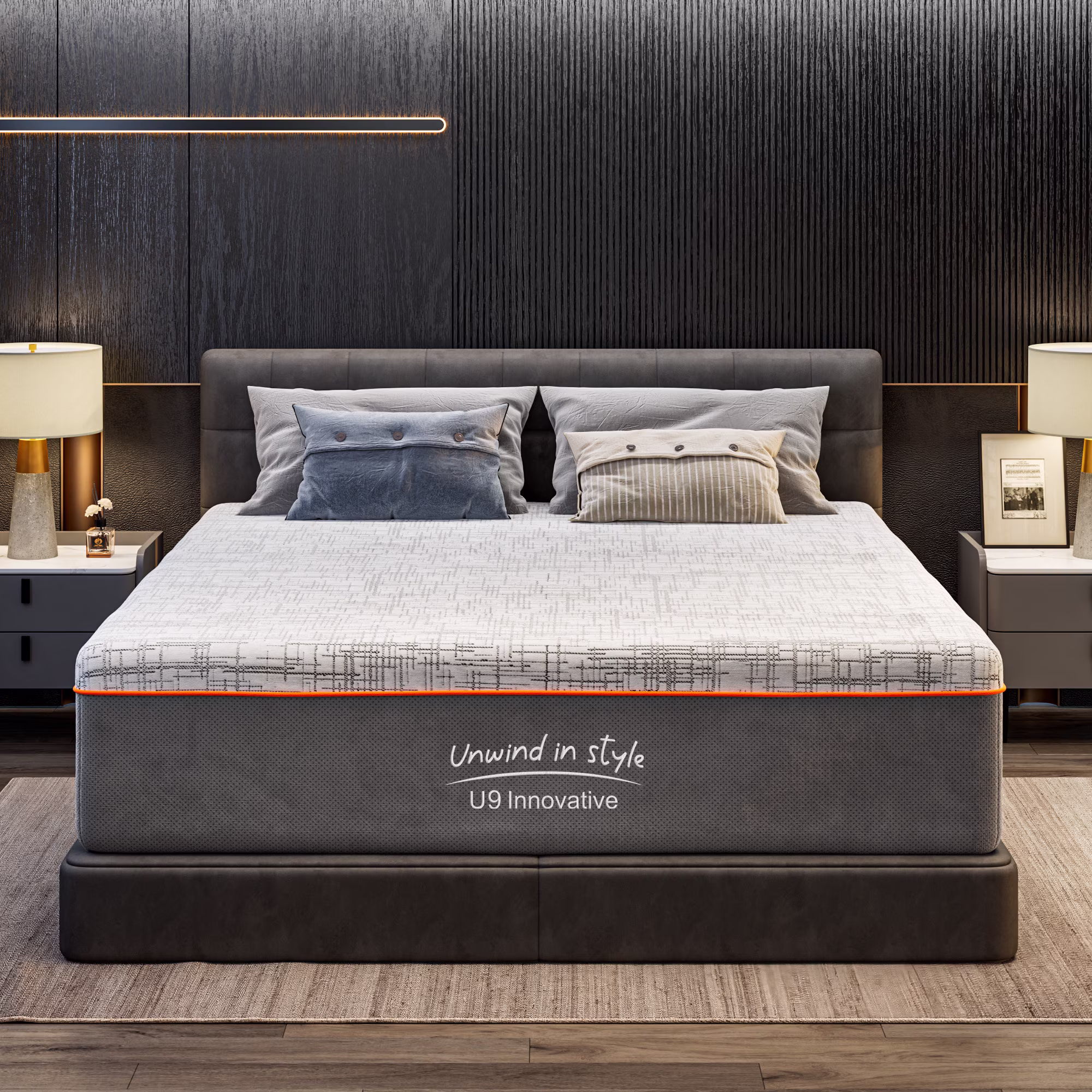 Bamboo Foam Mattress - King 14 inch Firm Support