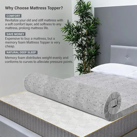 Bamboo Foam Mattress - King 6 inch Firm Support