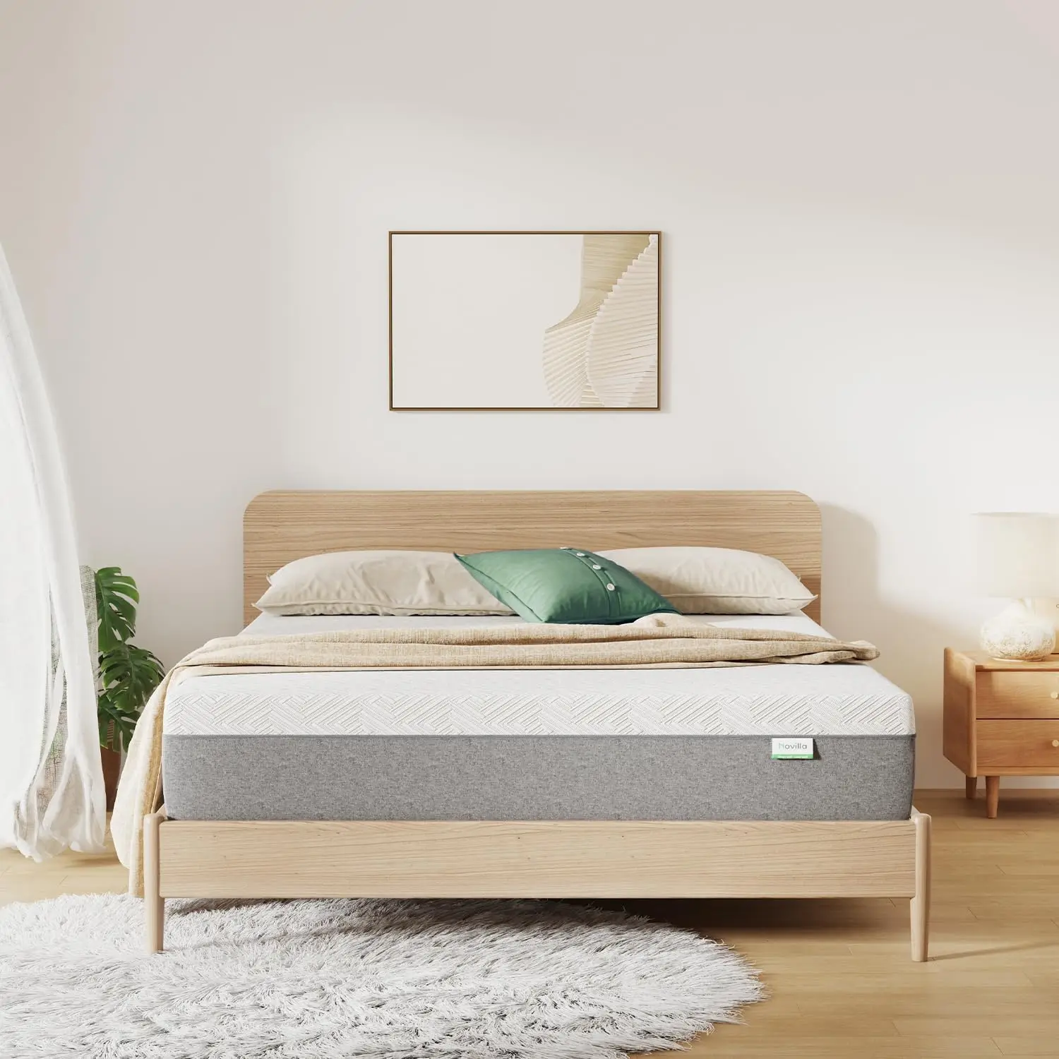 Bamboo Foam Mattress - King 8 inch Plush