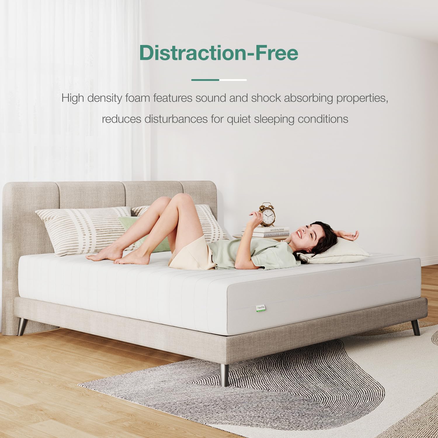 Bamboo Foam Mattress - Queen 12 inch Eco-friendly