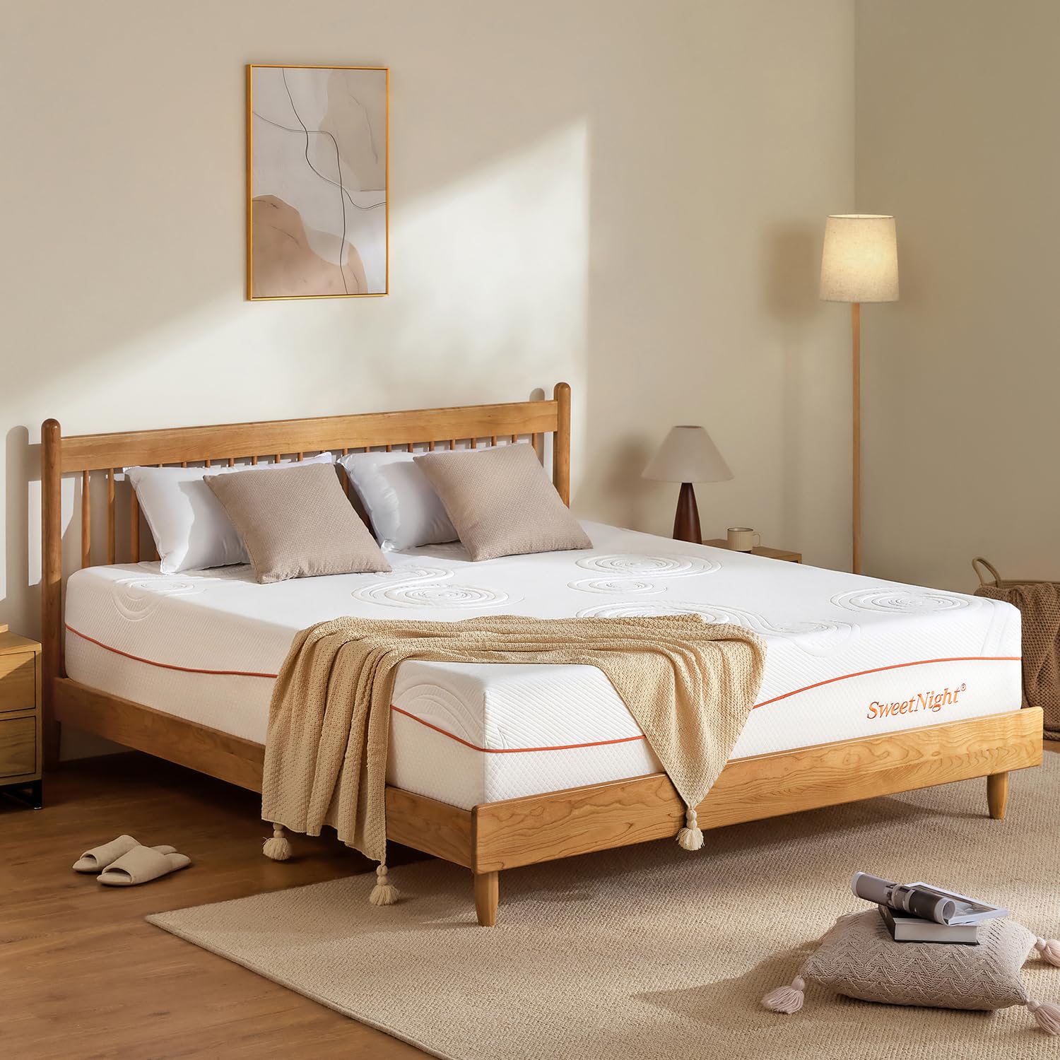 Bamboo Foam Mattress - Queen 12 inch Plush