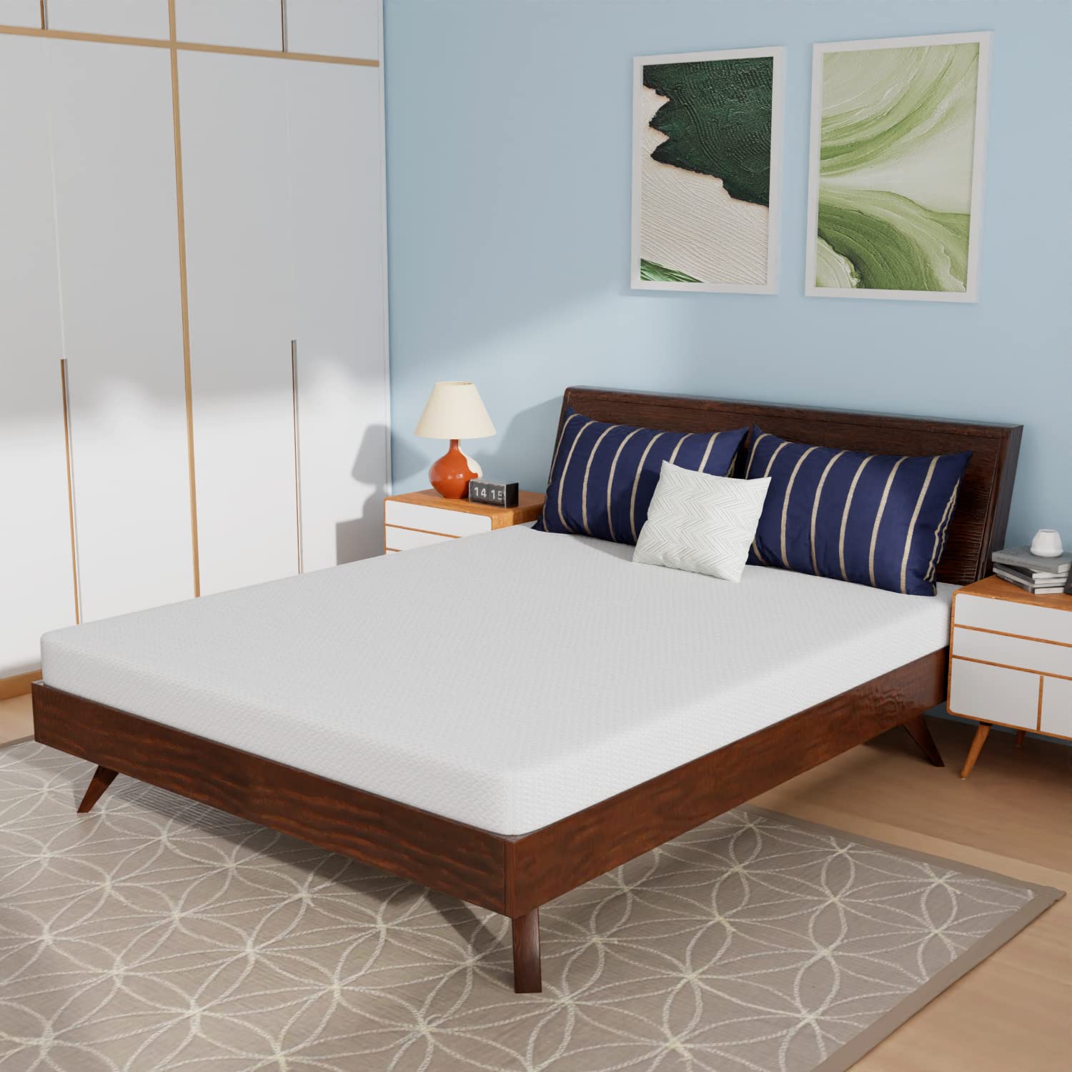 Bamboo Foam Mattress - Queen 6 inch Hypoallergenic