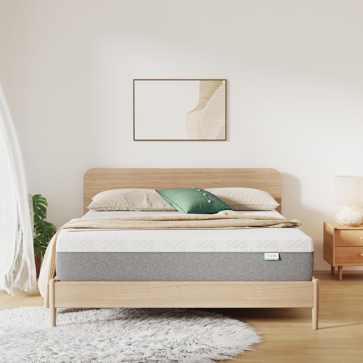 Bamboo Foam Mattress - Queen 8 inch Firm Support