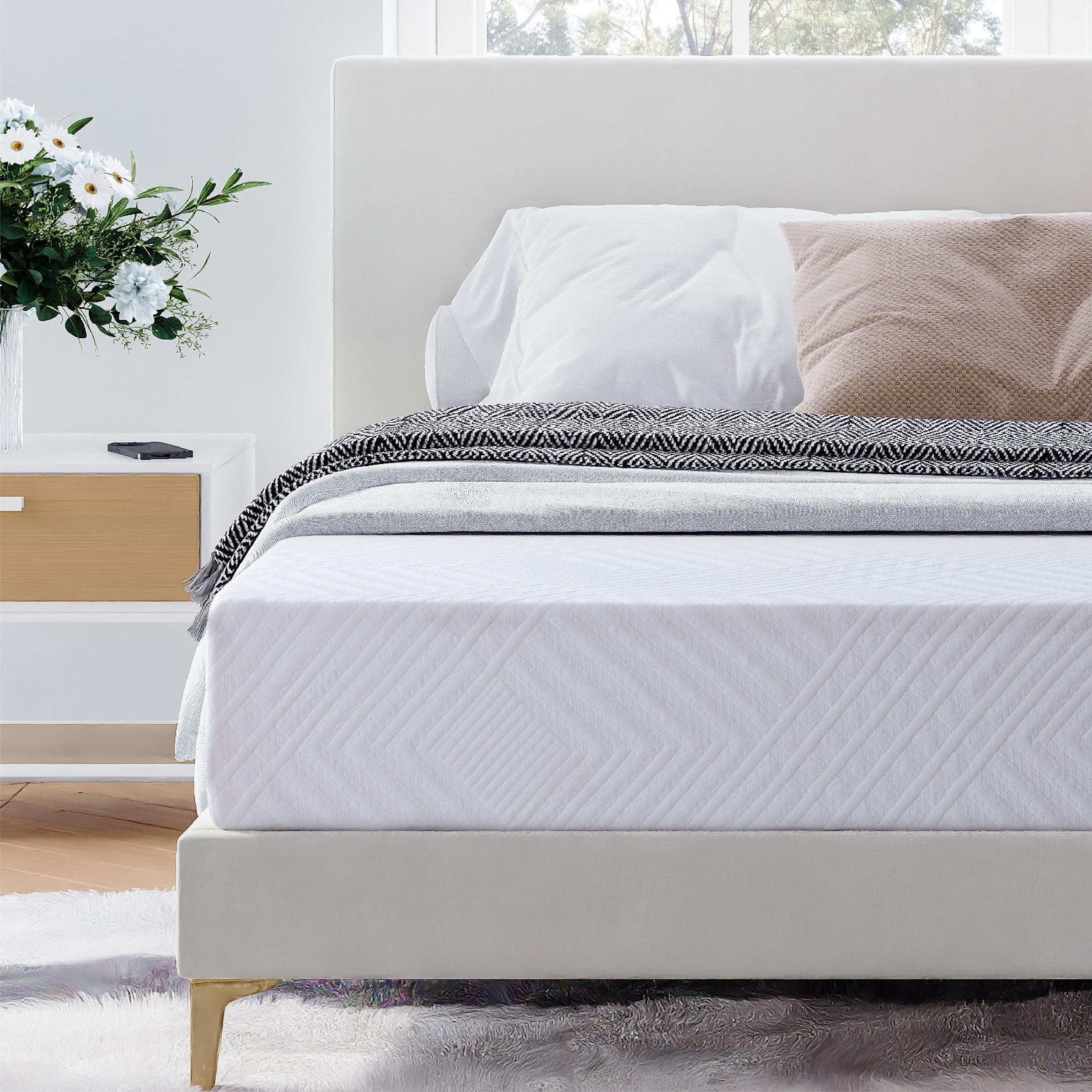 Bamboo Foam Mattress - Queen 8 inch Firm Support
