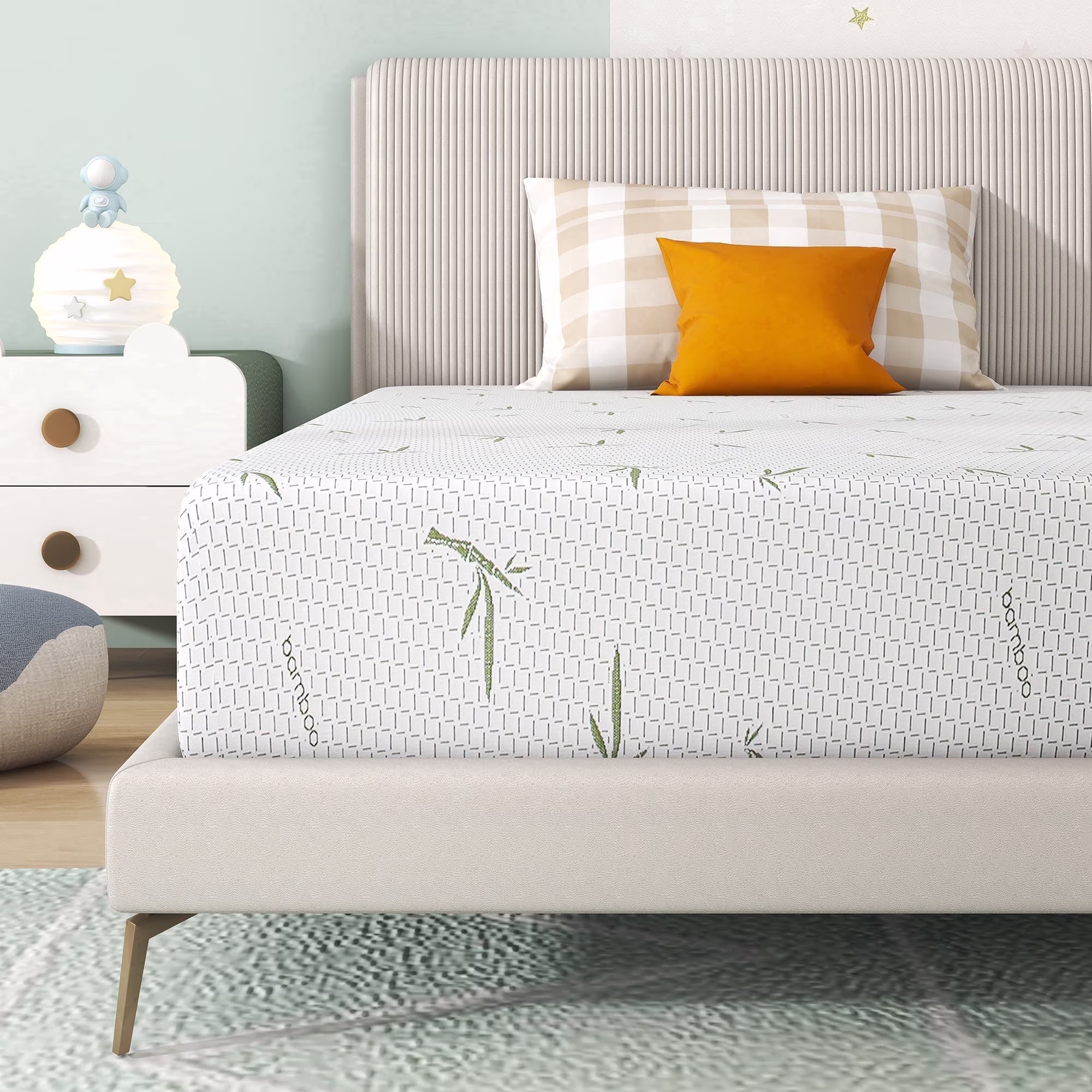 Bamboo Foam Mattress - Queen 8 inch Medium Firm
