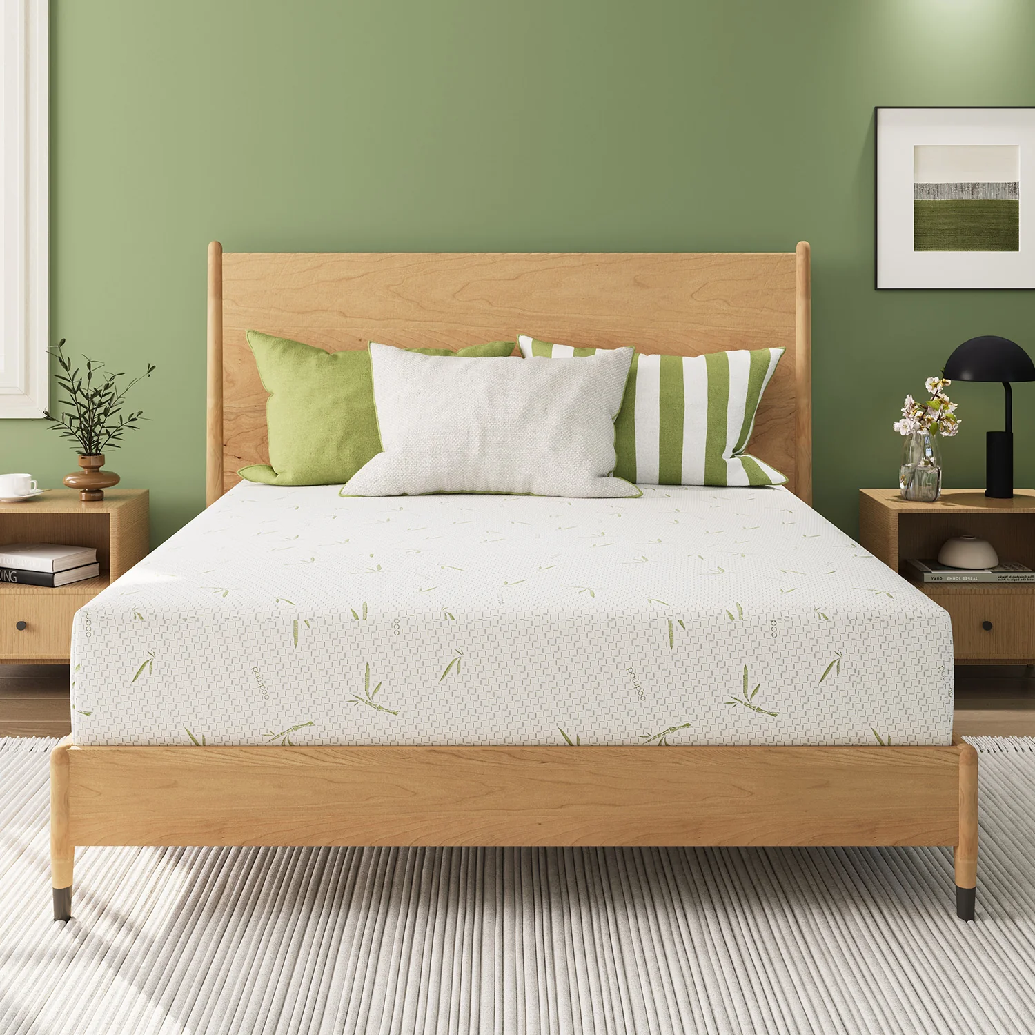 Bamboo Foam Mattress - Single 14 inch Plush