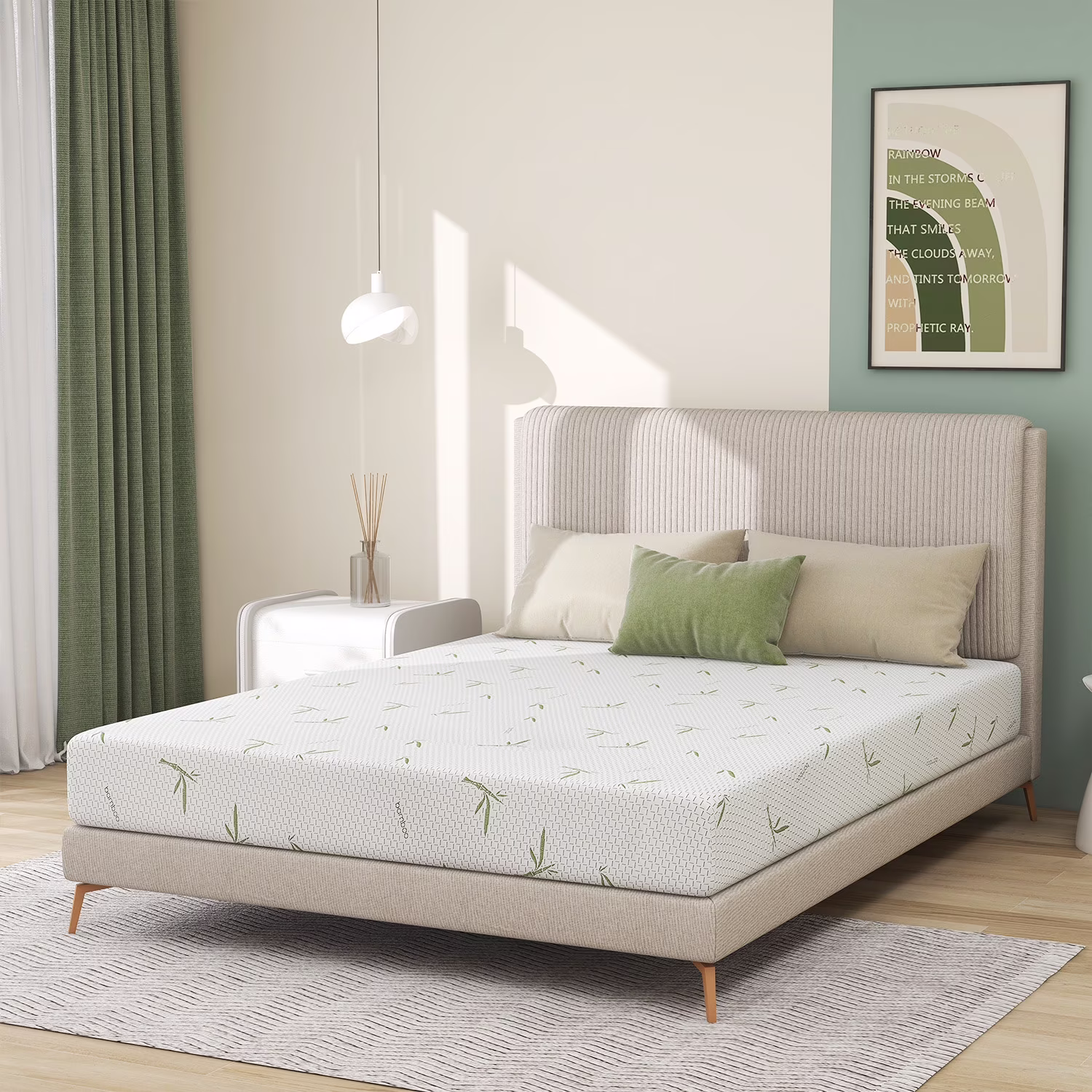 Bamboo Foam Mattress - Single 8 inch Cooling