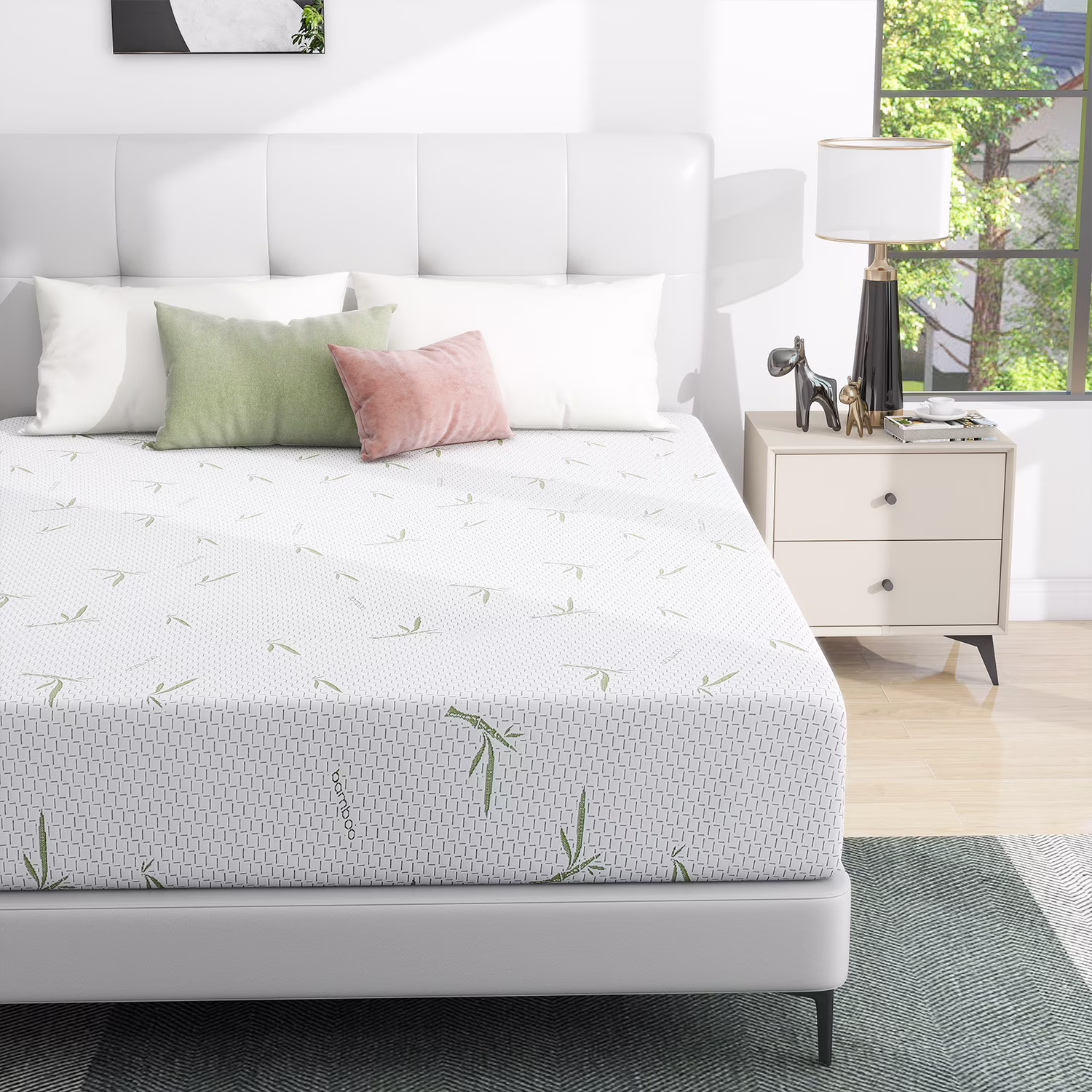 Bamboo Foam Mattress - Twin XL 10 inch Plush