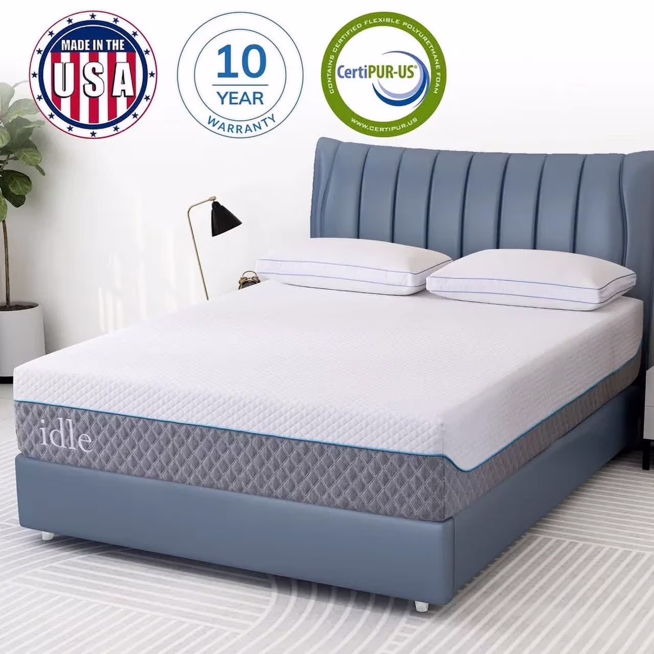 Bamboo Foam Mattress - Twin XL 12 inch Cooling