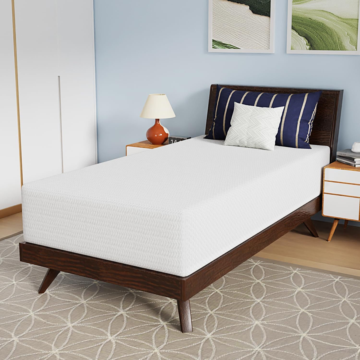 Bamboo Foam Mattress - Twin XL 12 inch Medium Firm