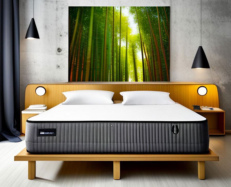 Bamboo Foam Mattress - Twin XL 14 inch Eco-friendly