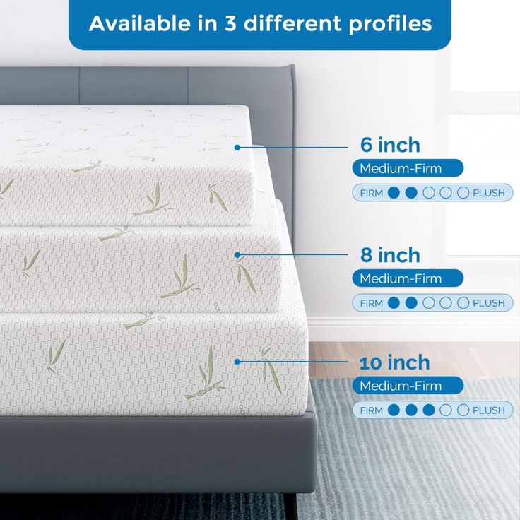 Bamboo Foam Mattress - Twin XL 6 inch Cooling