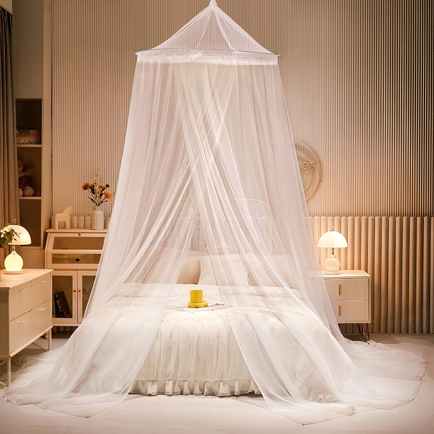 Bed Canopy - Mosquito Net - Hanging - White