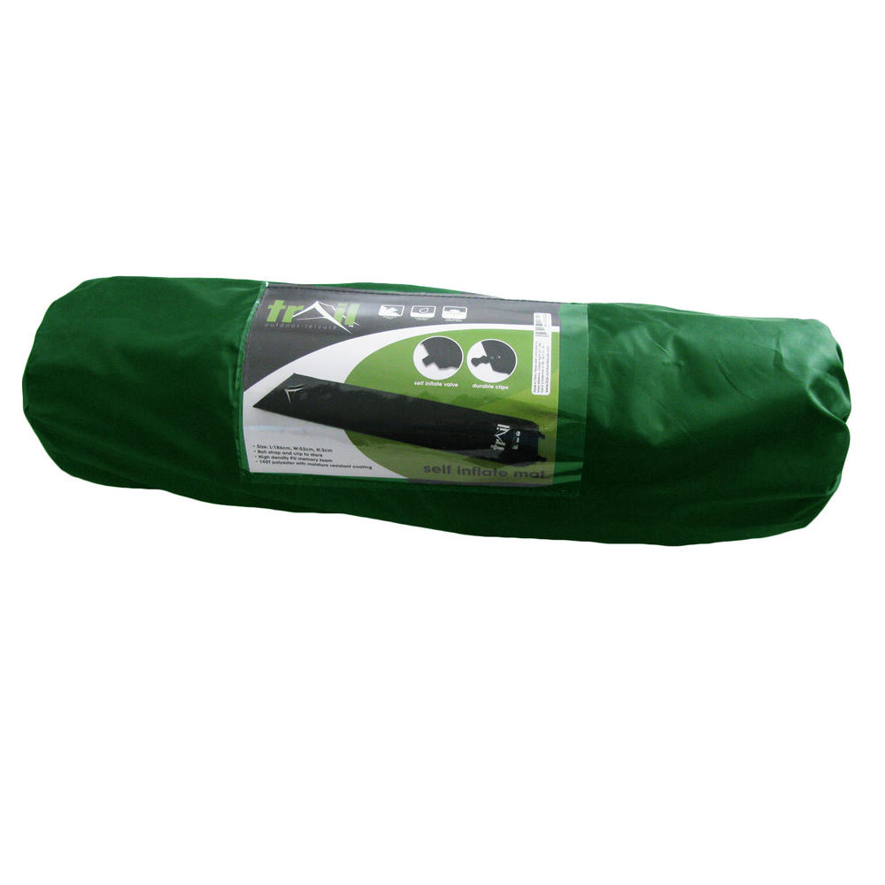 Bed Roll - Double - Foam - Green