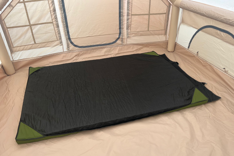 Bed Roll - Double - Foam - Green