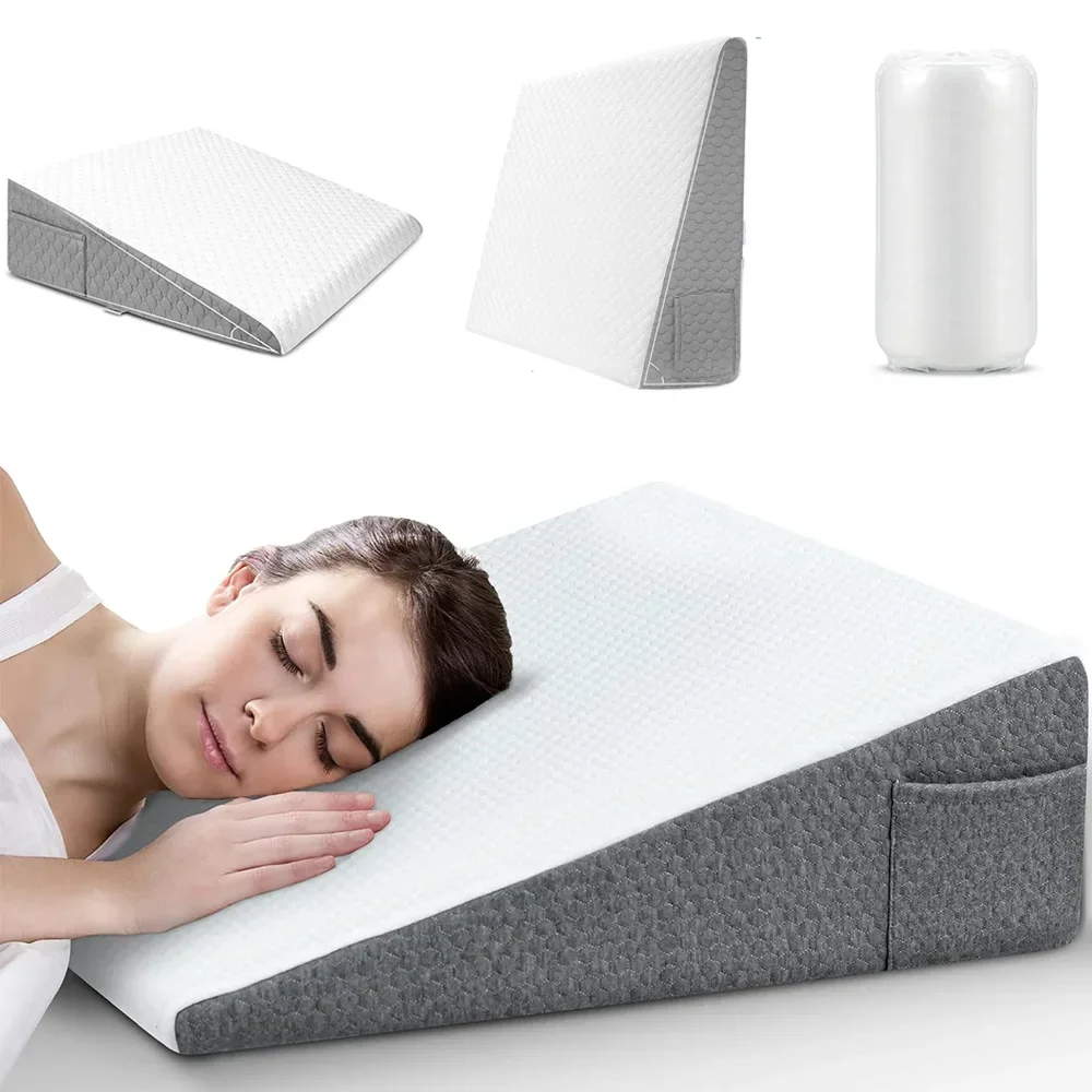 Bed Wedge Pillow - Elevating - Memory Foam