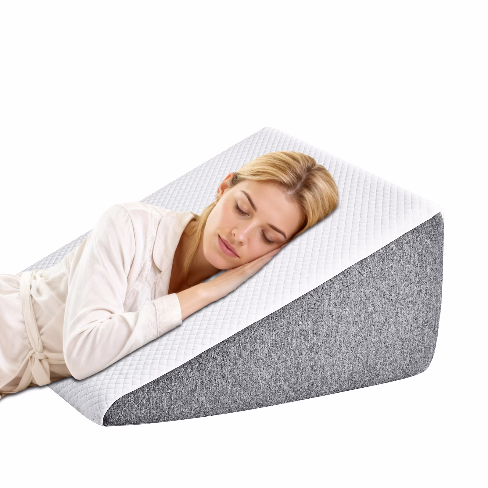 Bed Wedge Pillow - Elevating - Memory Foam
