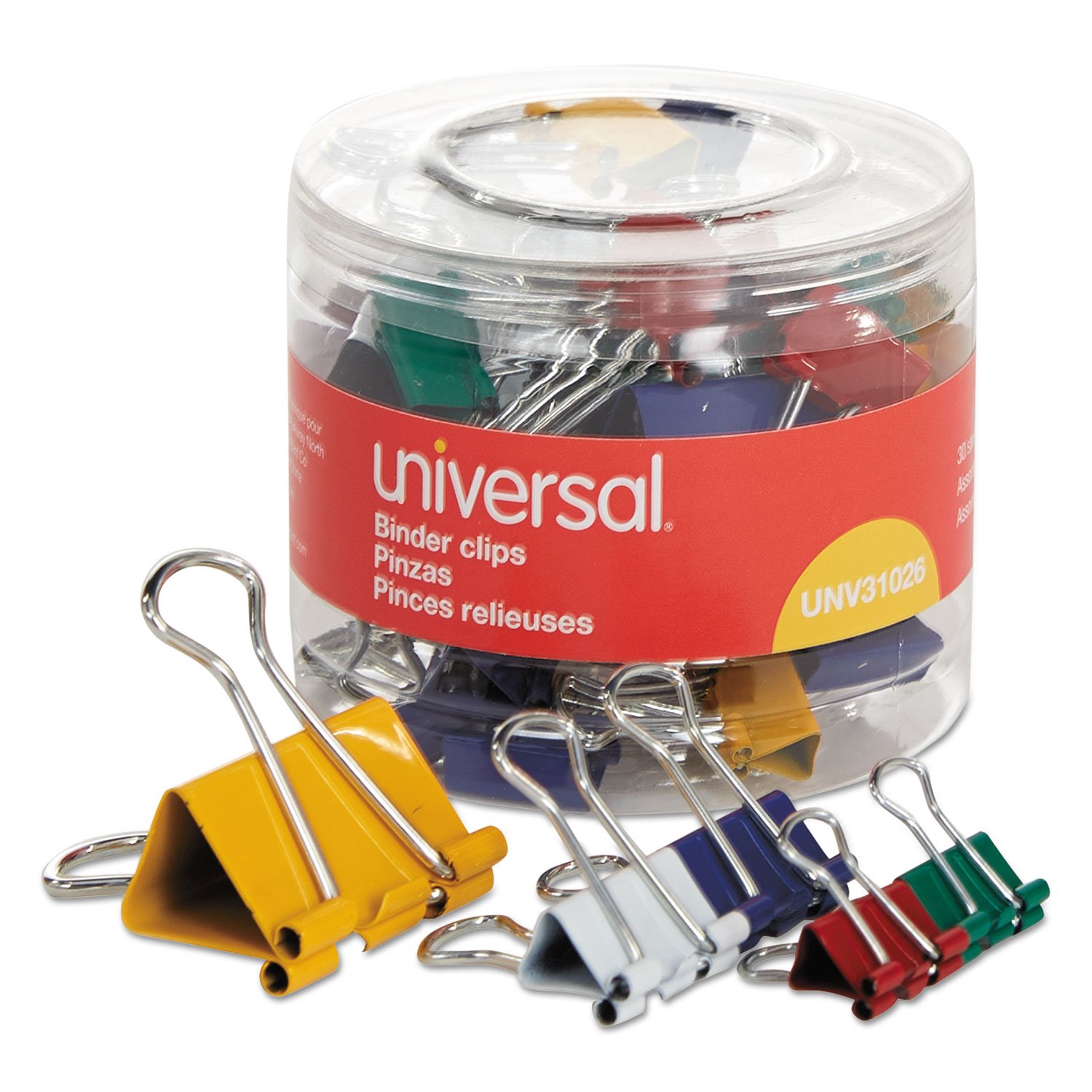 Binder Clips - Assorted - 30 Pack