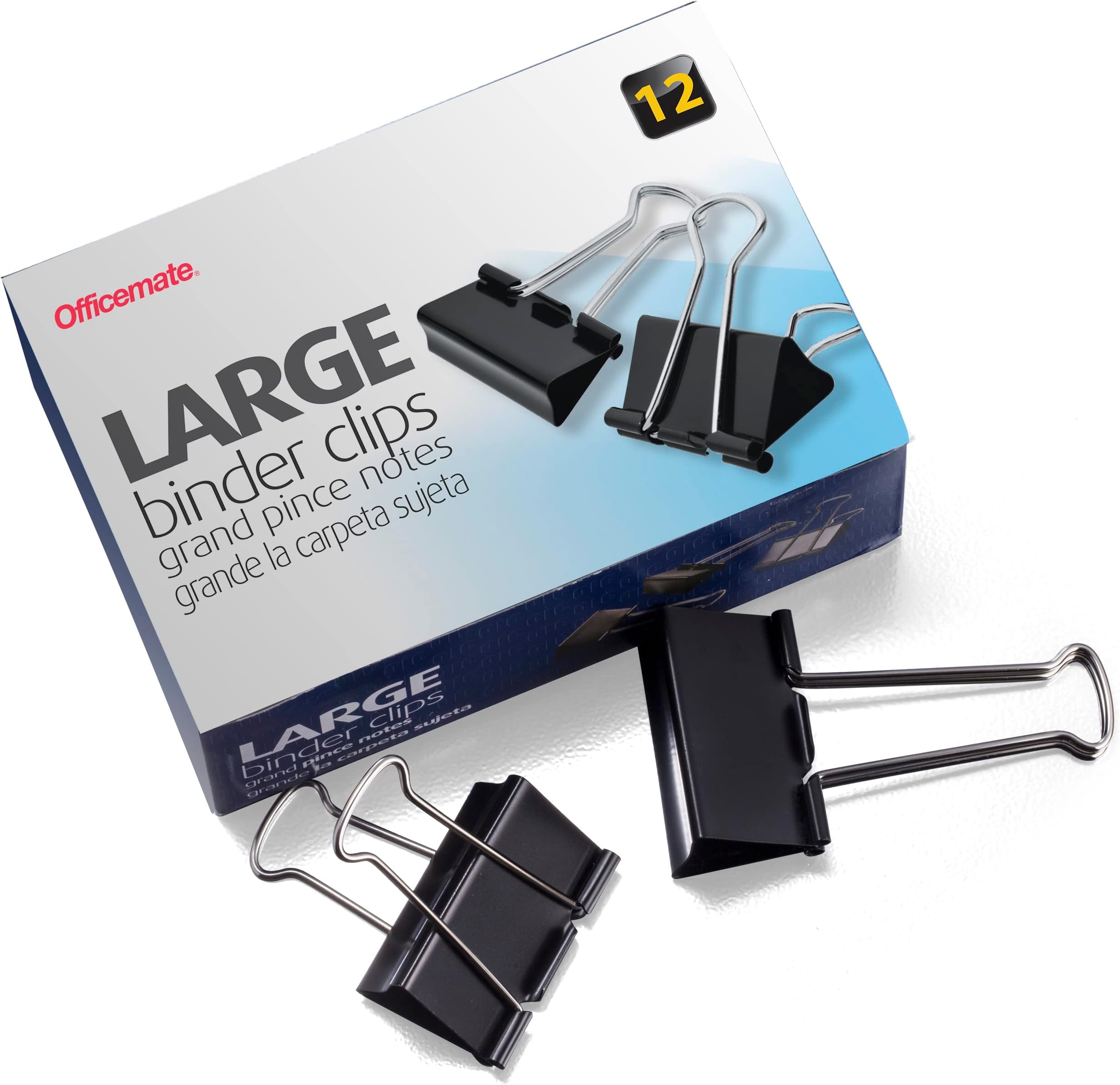 Binder Clips - Large - 12 Pack