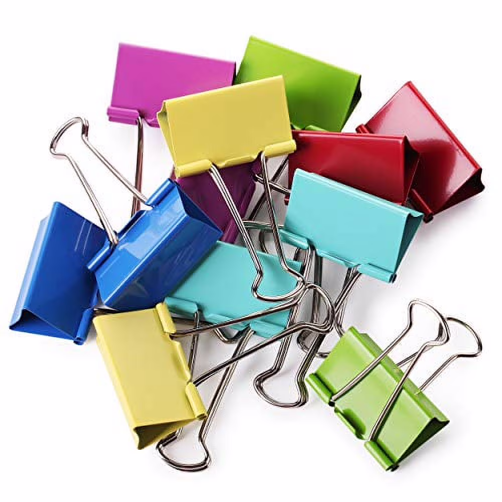 Binder Clips - Large - 12 Pack