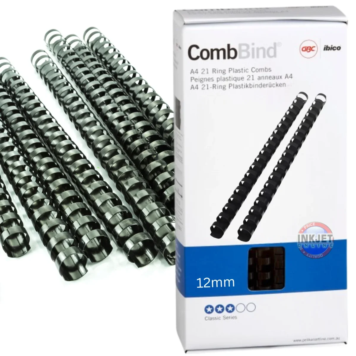 Binding Combs - 12mm - 100 Pack