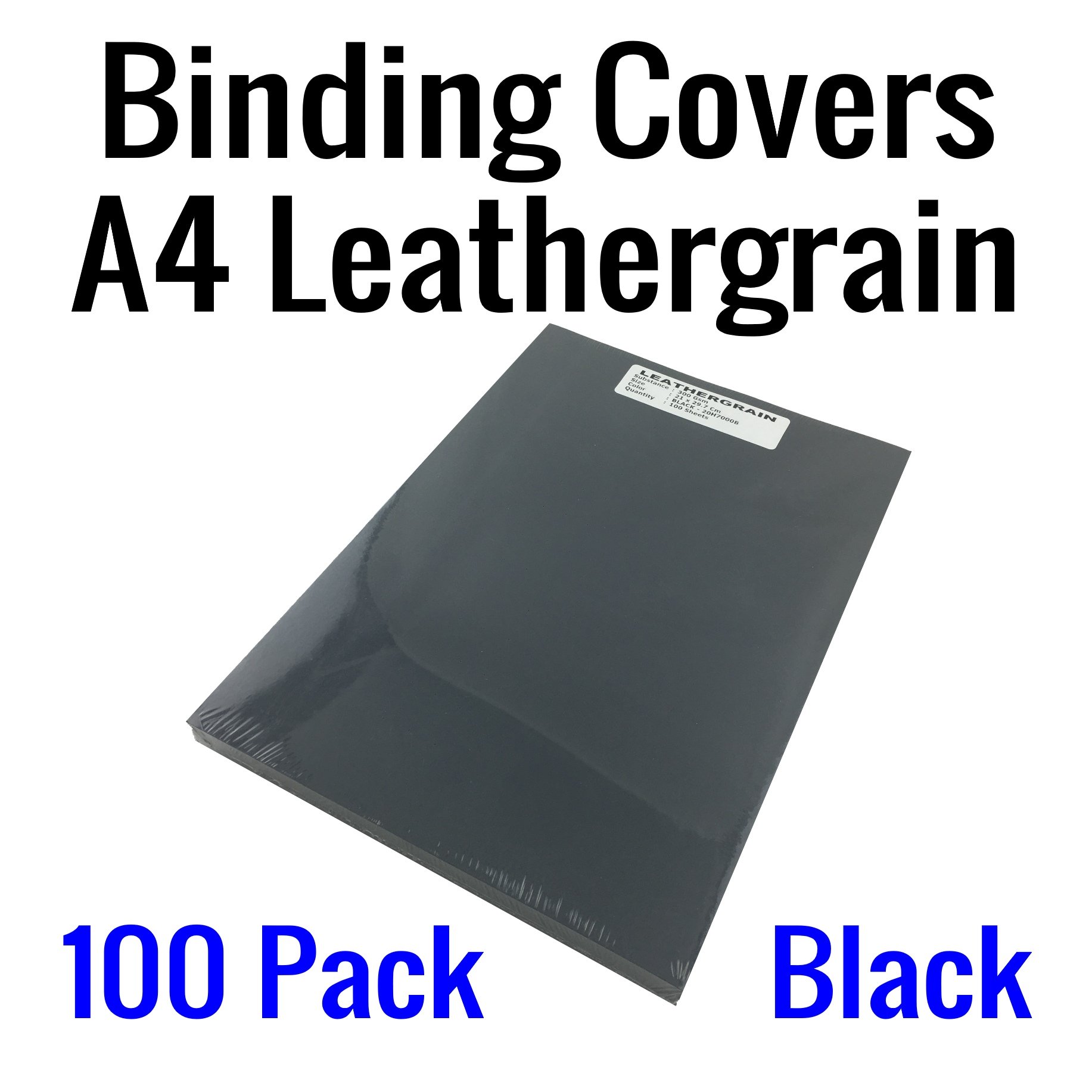Binding Covers - A4 - Leather - 100 Pack