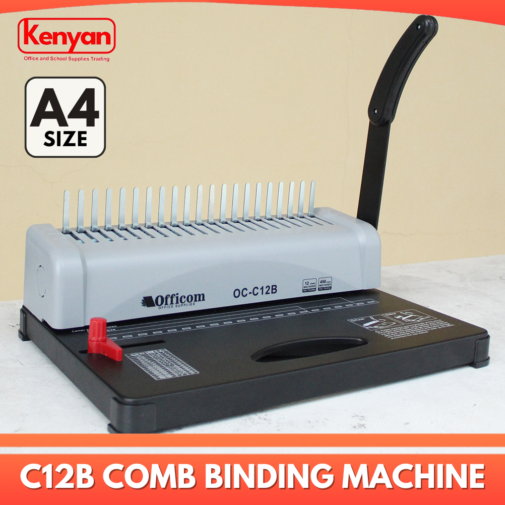 Binding Machine - Comb - 12 Sheets