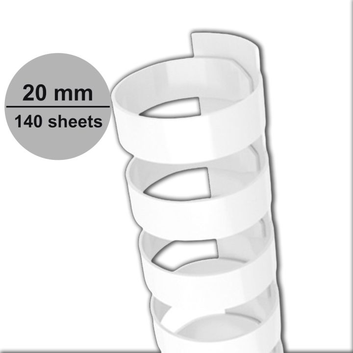 Binding Spirals - 20mm - 100 Pack
