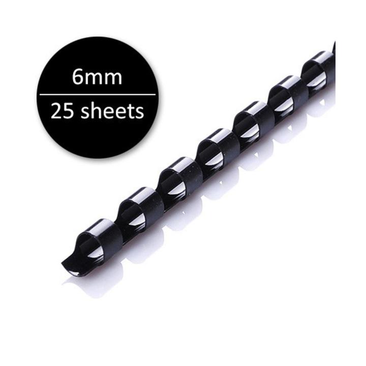 Binding Spirals - 6mm - 100 Pack