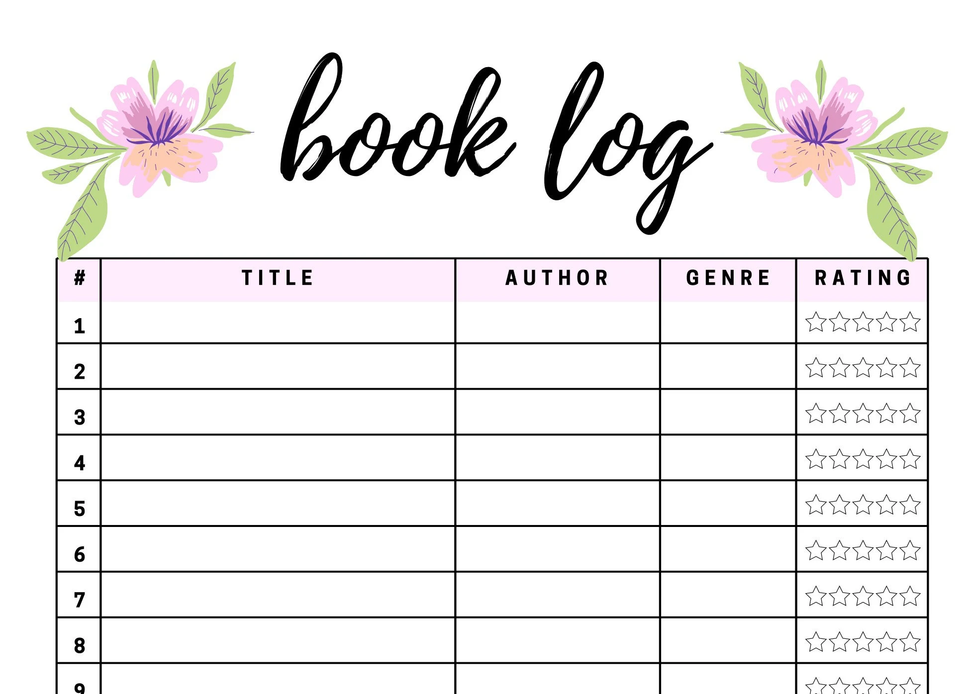 Book Log