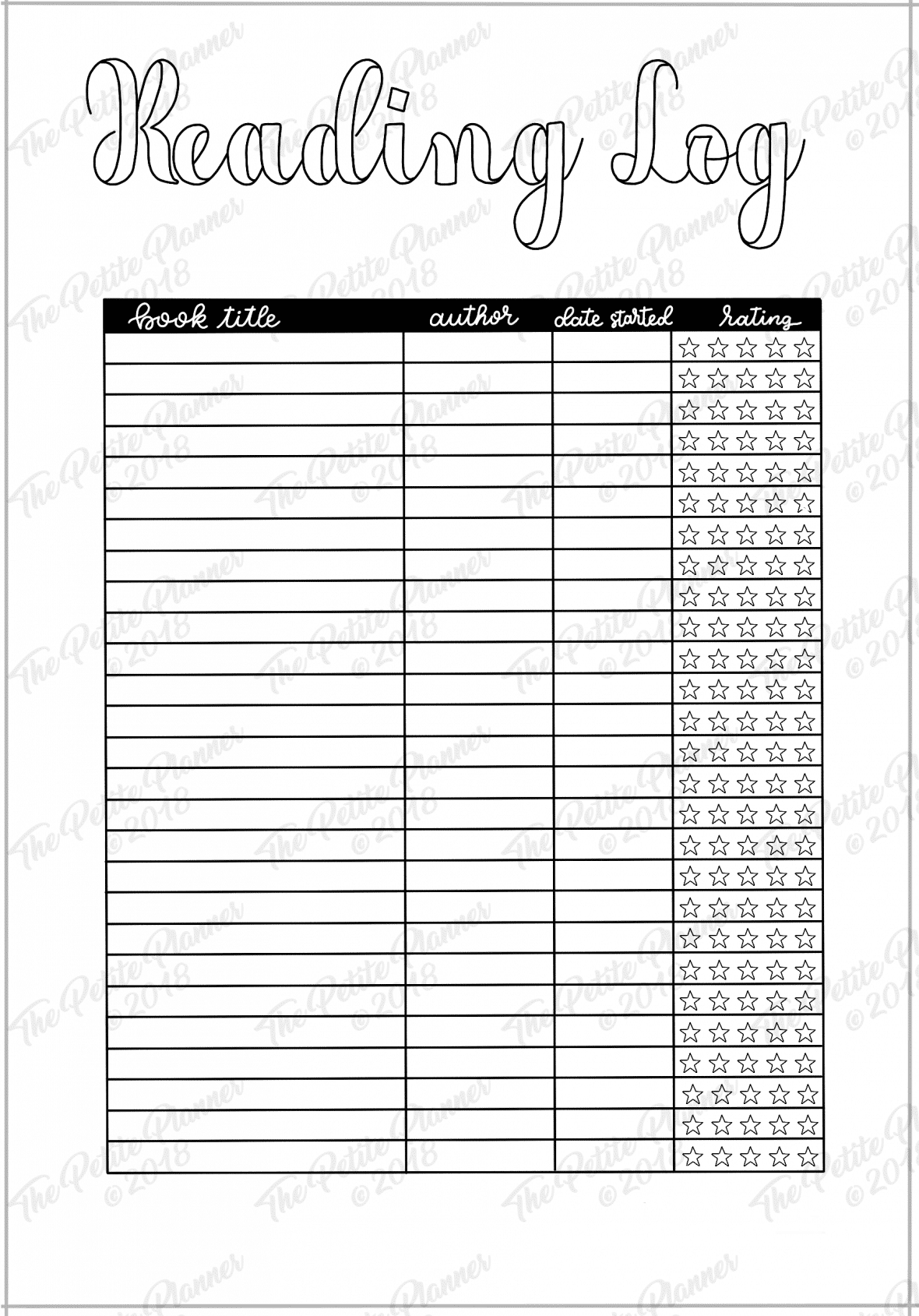 Book Log