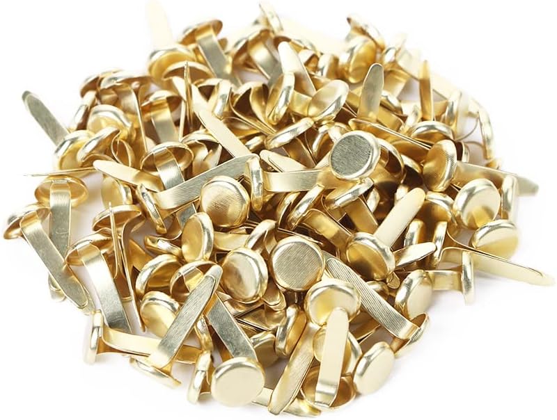 Brads - Metal - 100 Pack - Assorted