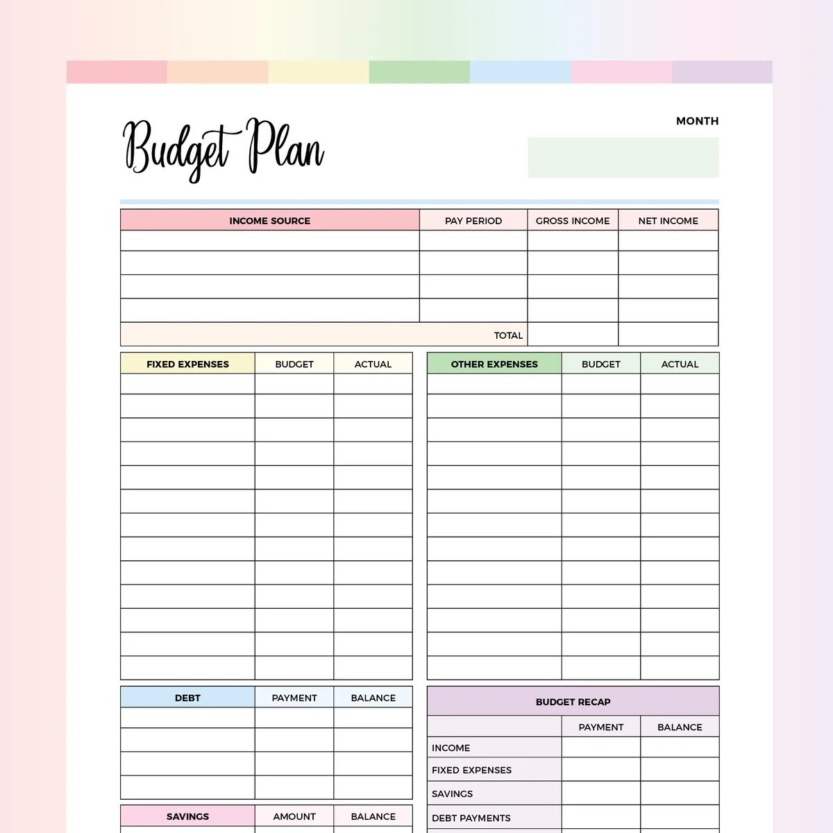 Budget Planner