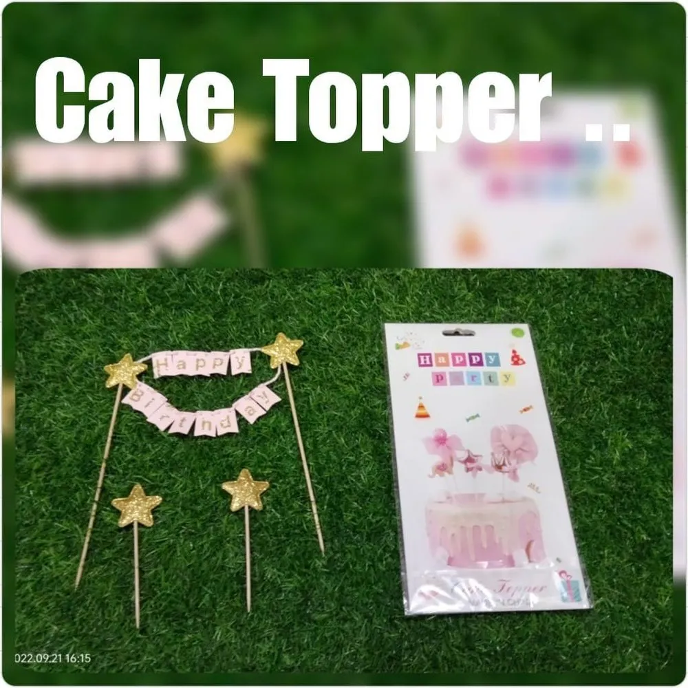 Cake Toppers - Assorted - 10 Pack