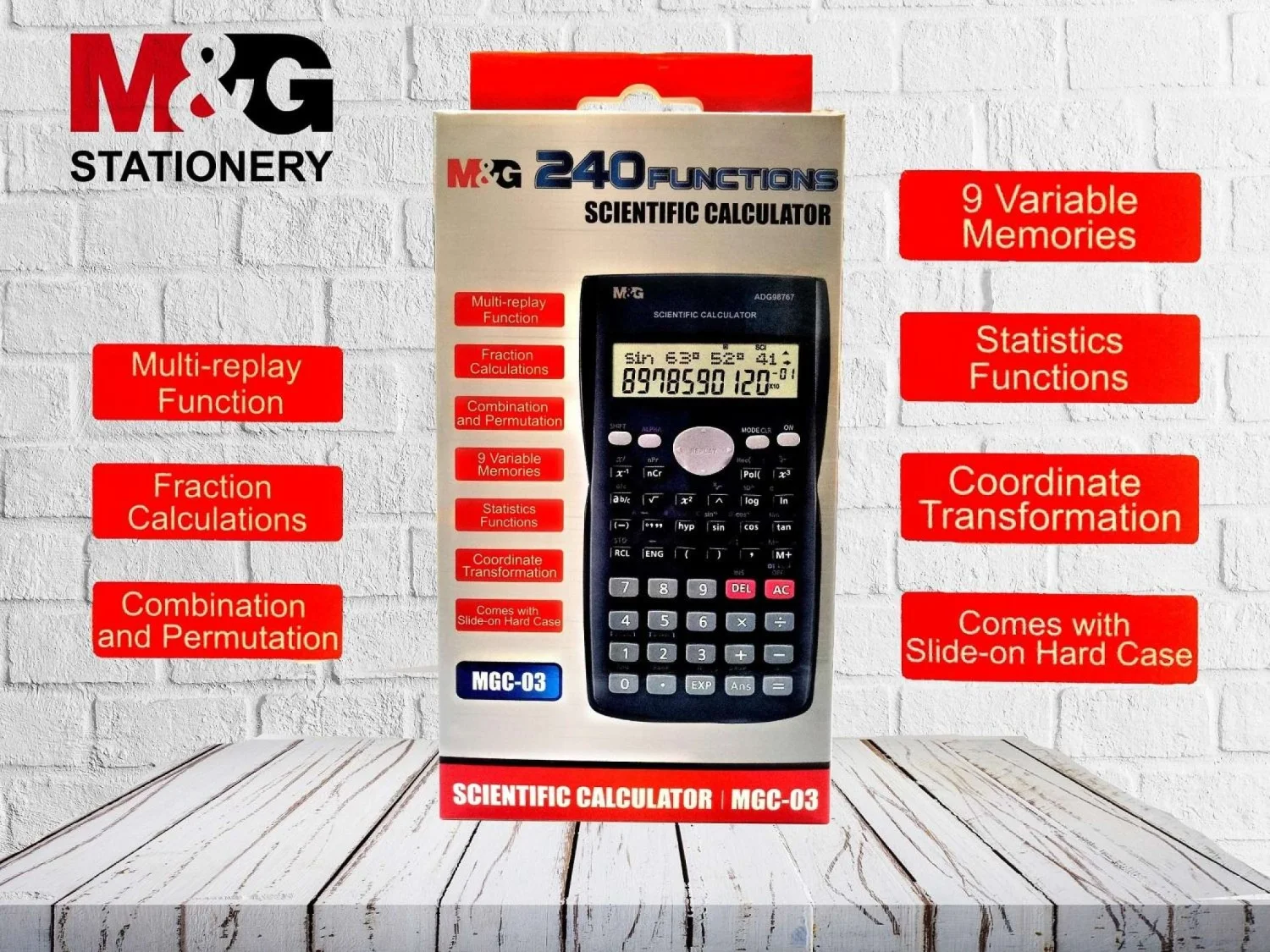 Calculator - Scientific - 240 Functions
