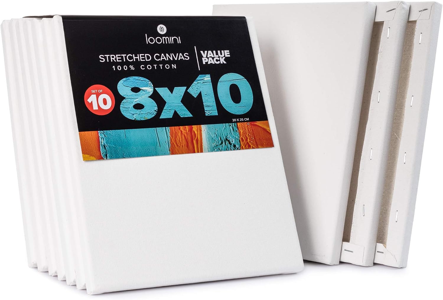 Canvas Board - 8x10 inch - 5 Pack