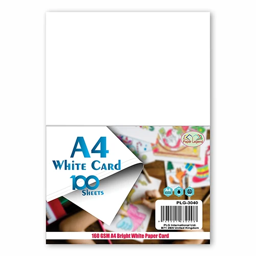 Card Stock - A4 - 100 Sheets - 160gsm