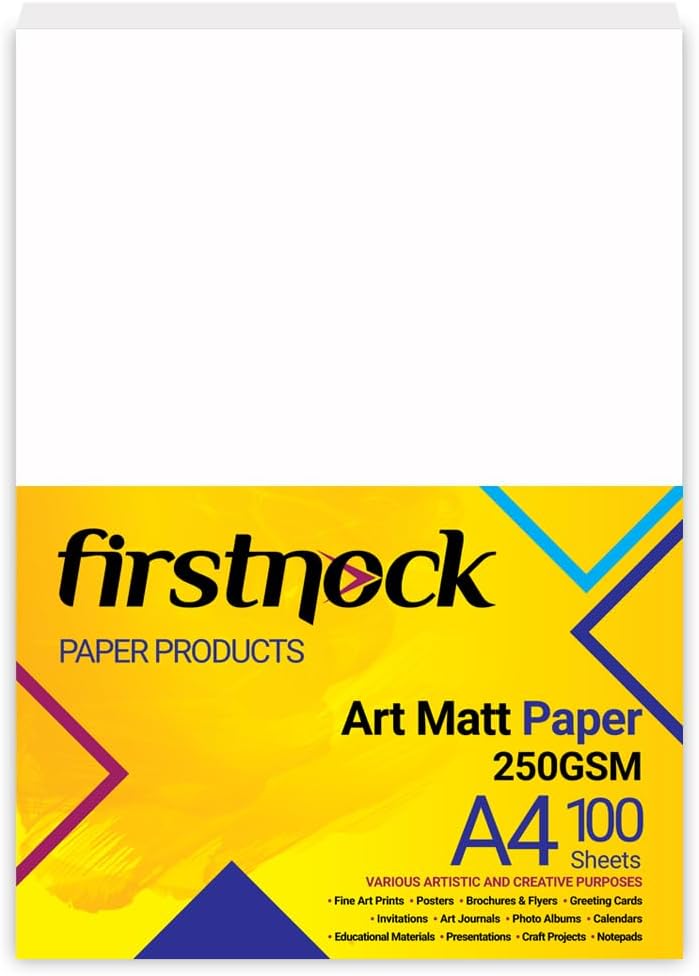 Card Stock - A4 - 100 Sheets - 250gsm